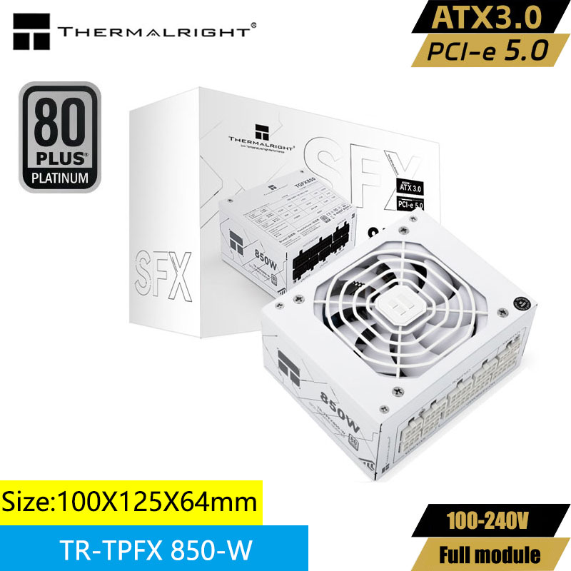 Power Supply 750W - 써멀라이트 TR-TPFX850 화이트 SFX 플래티넘 메달