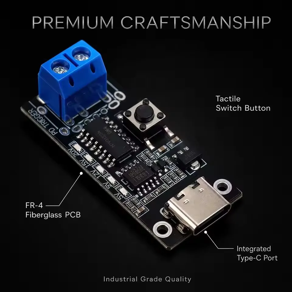 100W 5A USB-C 고속 충전 트리거 보드 모듈, - Modular Power Supply 리뷰 및 가격