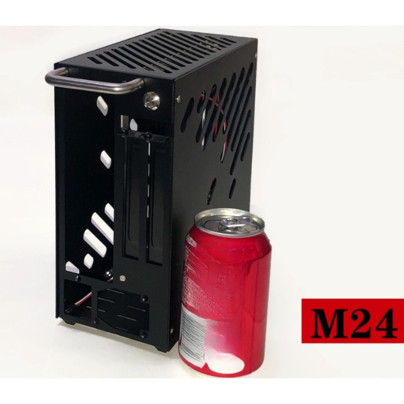 M24 미니 A4 ITX 섀시 전체 알루미늄 투명 측면 - Psu Computer 리뷰 및 가격
