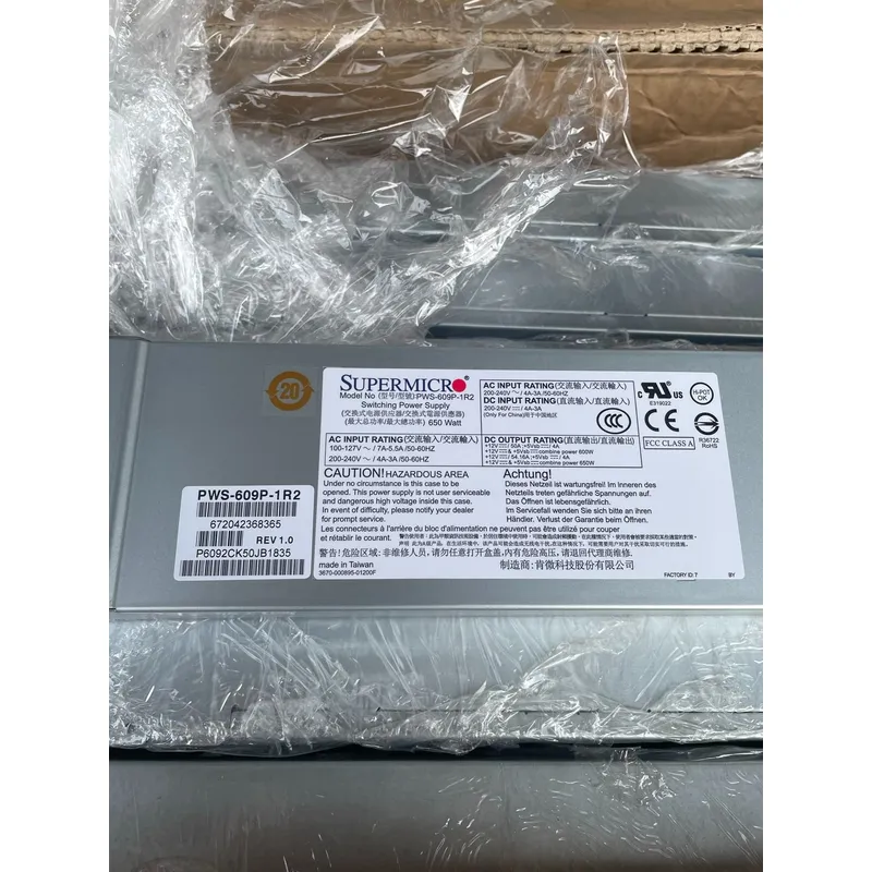 슈퍼마이크로 PWS-609P-1R2 650W 서버 전원 - Power Supply 650W 리뷰 및 가격
