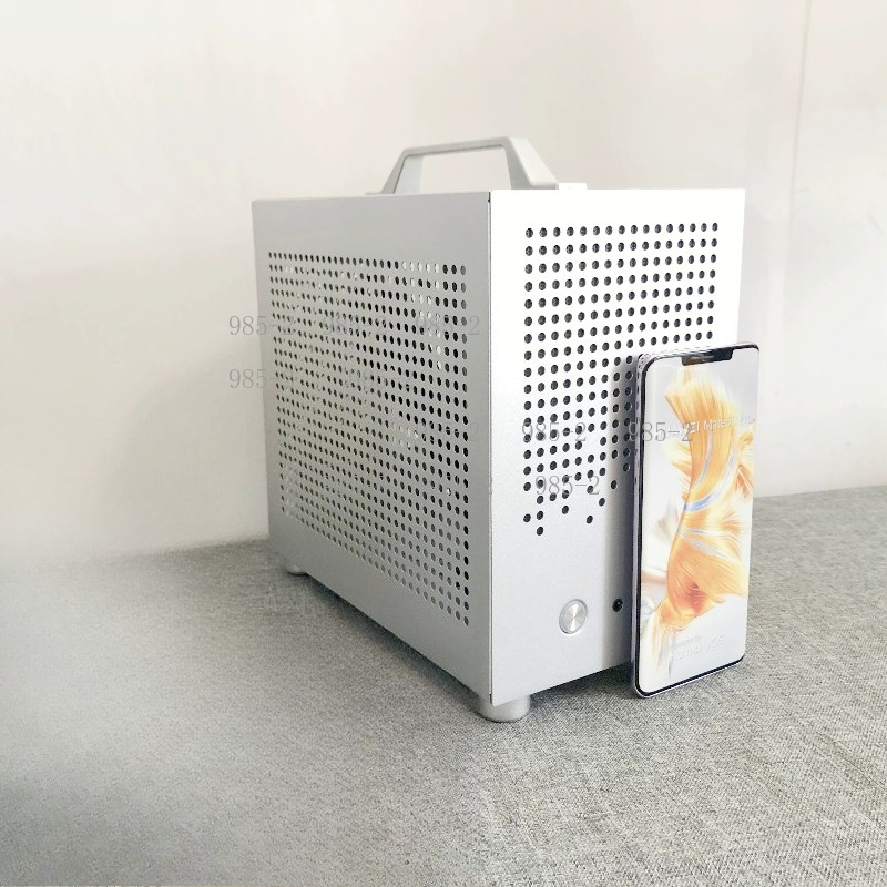 미니 ITX 타워 케이스 (휴대용 손잡이 포함), 외장 - Pc Power Supply 리뷰 및 가격