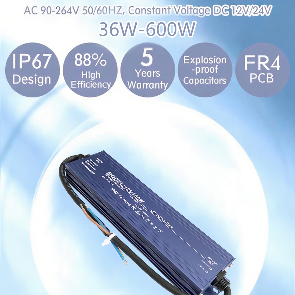 IP67 방수 입력 110V-265V 출력 12V/24 - Power Supply 12V 리뷰 및 가격