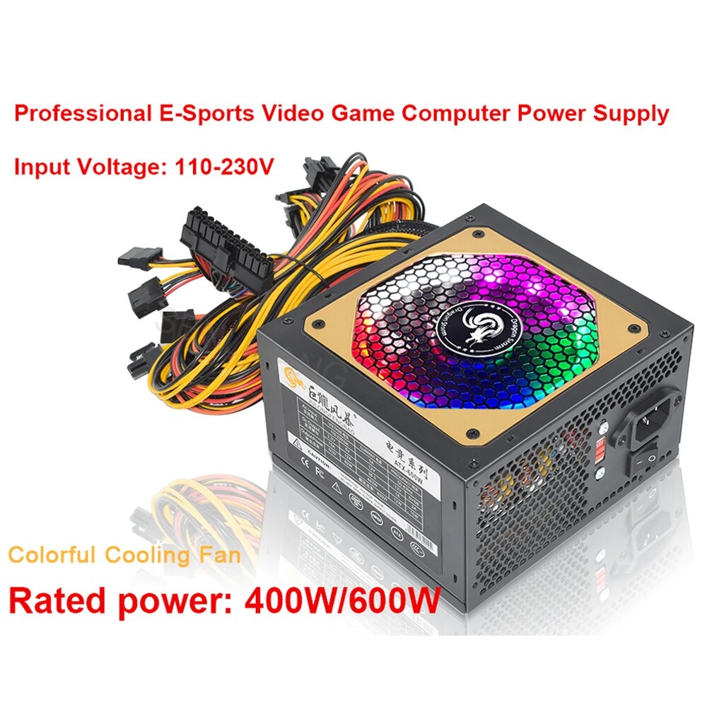 전문 E-스포츠 비디오 게임 컴퓨터 전원 공급 장치,  - Power Supply 650W 리뷰 및 가격
