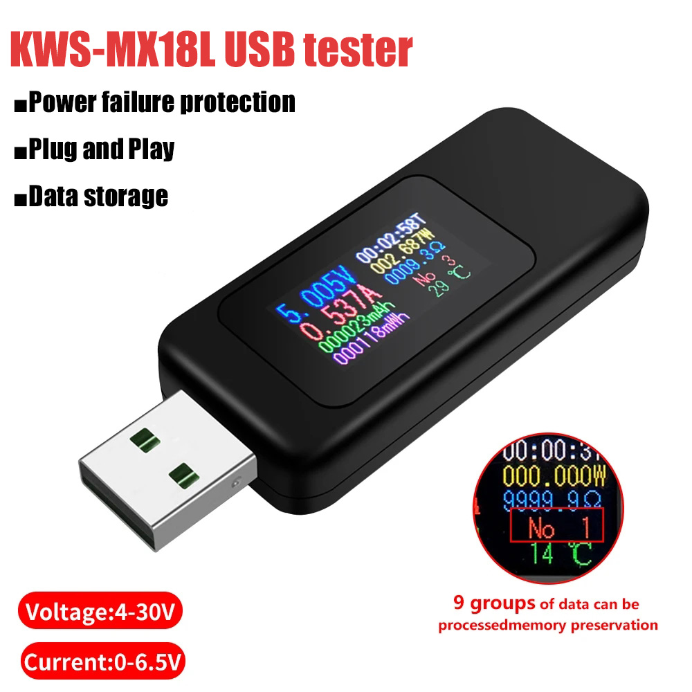 10 in 1 USB 테스터 DC 디지털 전압계 전류계 - Power Supply Tester 리뷰 및 가격