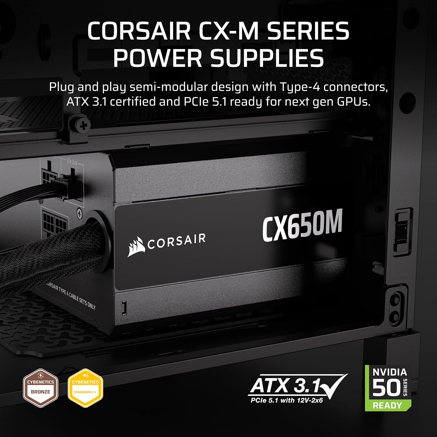 CX650M (2025) 세미 모듈러 ATX 3.1 P - Power Supply 650W 리뷰 및 가격