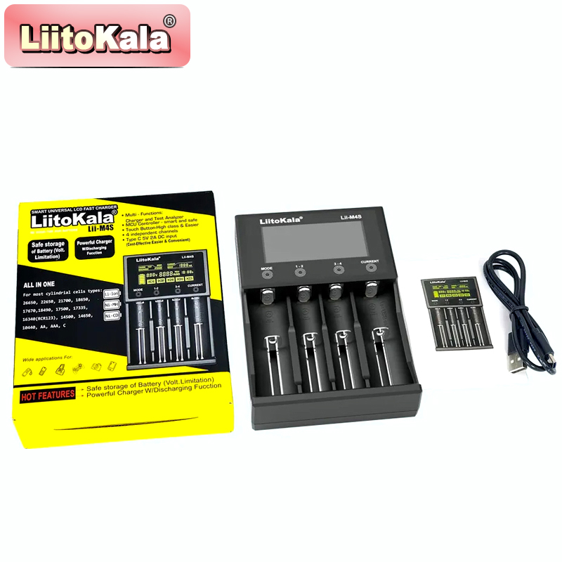 LiitoKala Lii-M4S 터치 충전기(4슬롯)- - Power Supply Tester 리뷰 및 가격